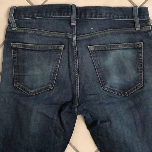 Mens Uniqlo cropped / distressed SELVEDGE DENIM jeans (29” x 27”), faded blue - Picture 4 of 12